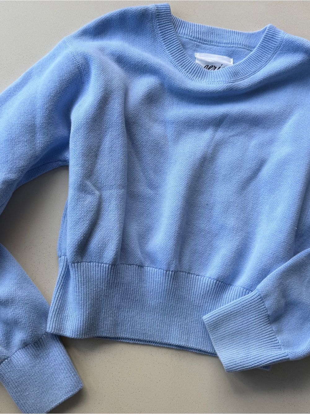aerie Powder Blue Crewneck Sweater